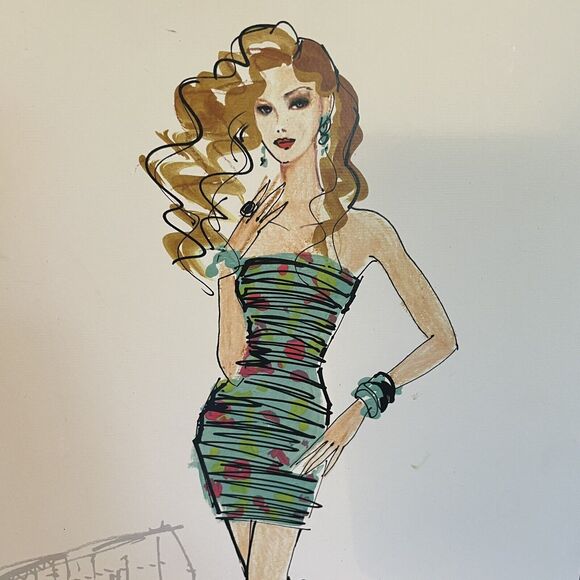 Anne Tavoletti Feminine Art Colorful Fashion II Paris, Colorful Fashion IV Rome - Picture 9 of 16